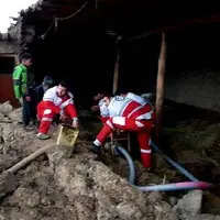 امدادرسانی به ۴۰ نفر از حادثه‌دیدگان سیل خراسان شمالی
