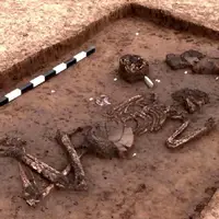کشف اسکلت ۶۸۰۰ ساله یک شهردار