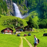 استابیفال؛ یک آبشار بسیار قدرتمند در سوئیس 
