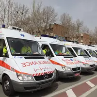 اعزام ۸ آمبولانس اورژانس به محل حادثه بالگرد رئیس‌جمهور