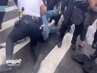 حمله وحشیانه پلیس نیویورک به شرکت کنندگان در تظاهرات حمایت از فلسطین