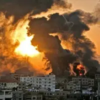 مدرسه آوارگان فلسطینی در مرکز غزه بمباران شد