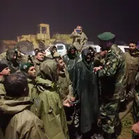 عکس/ حضور ارتش و سپاه در منطقه جستجوی بالگرد رئیس جمهور