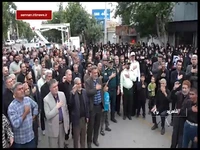 تجمع مردم استان سمنان برای بزرگداشت رئیس‌جمهور شهید