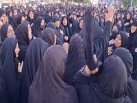 عزاداری زنان دهدشتی در سوگ آیت‌الله رئیسی