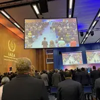 یک دقیقه سکوت در کنفرانس بین‌المللی امنیت هسته‌ای به احترام شهدای سانحه بالگرد