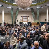 عکس/ اجتماع دانشگاهیان تهران در سوگ رئیس جمهور