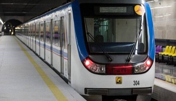 نقص فنی در خط 5 متروی تهران