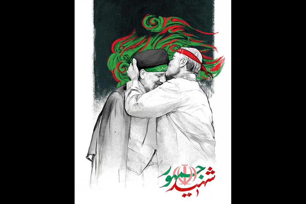 عکس/ قلم‌هایی که برای سید شهیدان خدمت نقش زدند