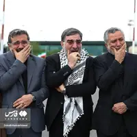 عکس/ گریۀ بی‌امان دولتمردان در فراق رئیس‌جمهور