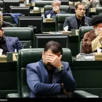 عکس/ مجلس در سوگ رئیس جمهور شهید