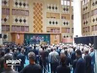 مداحی حاج صادق آهنگران در مراسم یادبود رییس جمهور