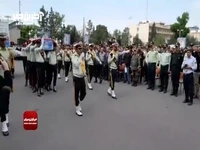 مراسم تشییع سه شهید پلیس تهران 