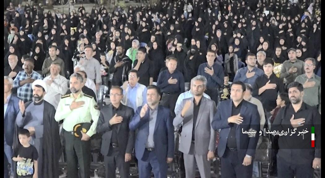 عزاداری مردم فارس در سوگ شهید خدمت و همراهان
