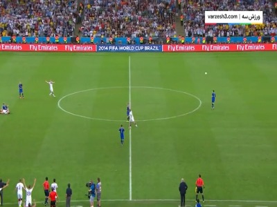 لحظه ای که آلمان قهرمان جام جهانی 2014 شد