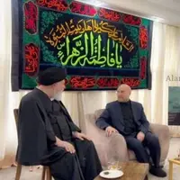 حضور اژه‌ای و قالیباف در منزل رئیس‌جمهور شهید و عرض تسلیت به علم‌الهدی