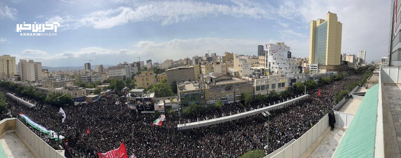 حضور سه میلیون نفر در آیین تشییع شهید جمهور در مشهد