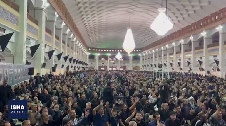 مراسم شام غریبان شهید آل‌هاشم در مصلی امام‌خمینی(ره) تبریز