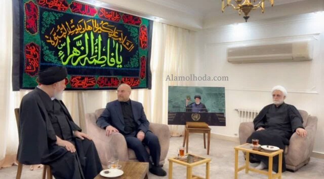 عکس/ تصویری از قالیباف و محسنی اژه‌ای در منزل رئیسی
