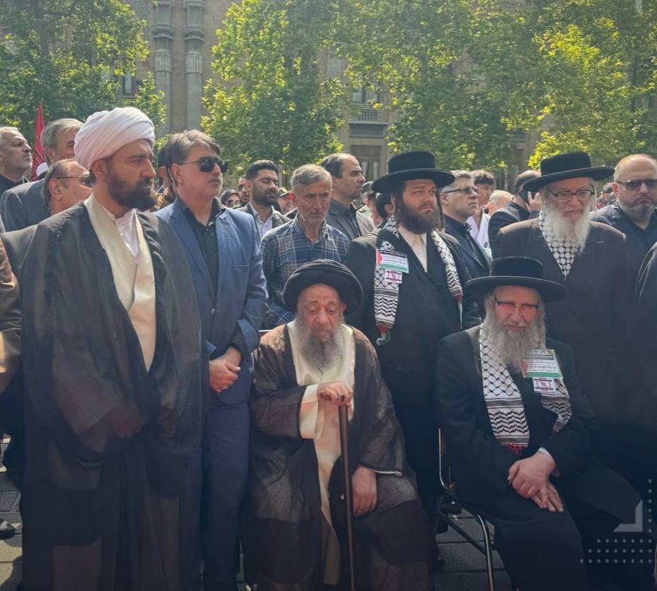 عکس/ حضور چند خاخام یهودی در مراسم تشییع امیرعبداللهیان، وزیر خارجه شهید 