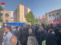 مراسم تشییع پیکر شهید «حسین امیرعبداللهیان» در محل وزارت امور خارجه