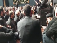 حضور شهید رئیسی در مسجد ارک