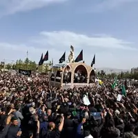 تشییع پیکر شهید دریانوش در ‌نجف‌آباد اصفهان