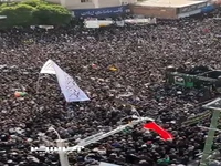 خیابان امام رضا در مشهد از جمعیت پر شد