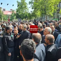 عکس/ حضور علی باقری کنی، سرپرست وزارت امور خارجه و محمدجواد ظریف در مراسم تشییع پیکر شهید امیرعبداللهیان 