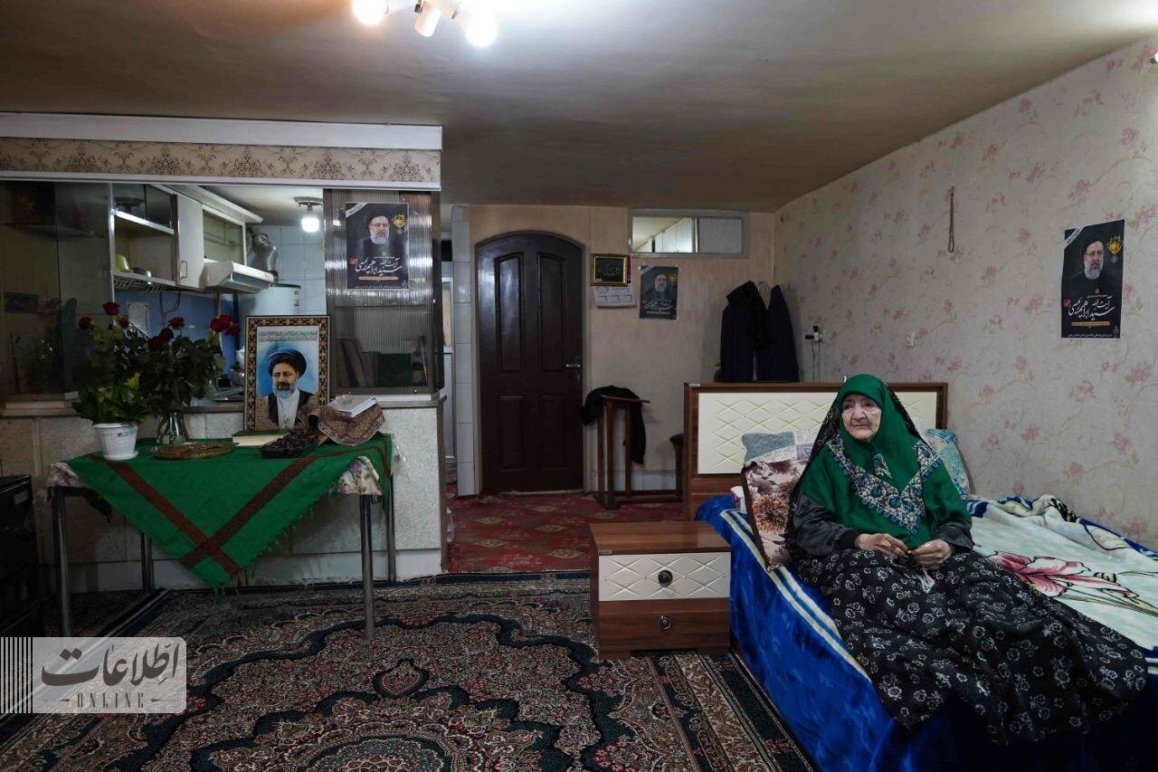 عکس‌/ تصاویری جدید از مادر ابراهیم رئیسی پس از شهادت رئیس جمهور