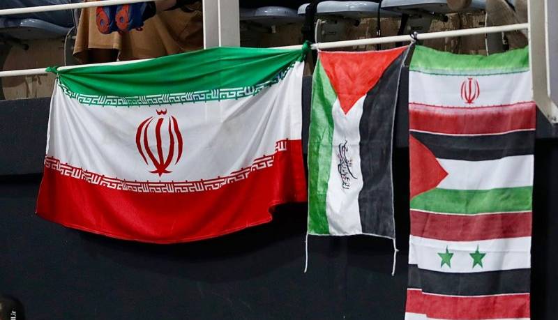 والیبالی‌ها هم به حمایت فلسطین آمدند