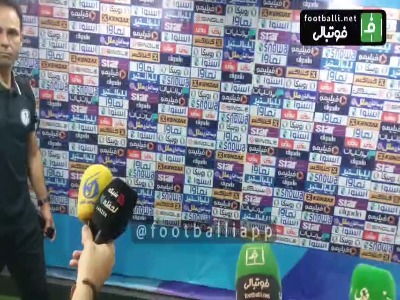 صحبتهای جنجالی فرشاد بختیاری‌زاده مربی استقلال خوزستان در پایان بازی با پرسپولیس
