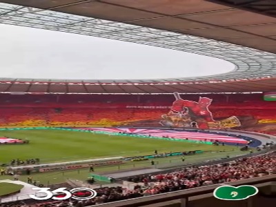 طرح زیبای هواداران کایزرسلاترن در فینال جام حذفی آلمان!
