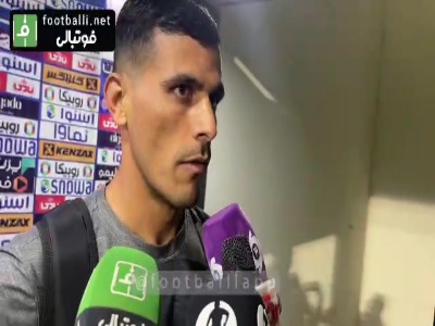صحبتهای علی نعمتی در پایان بازی پرسپولیس و استقلال خوزستان