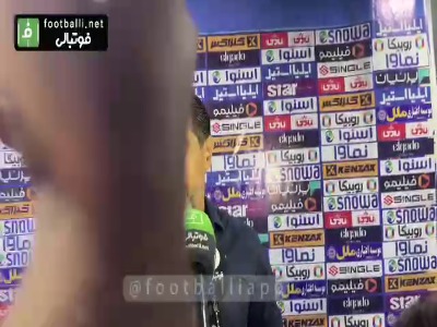 صحبتهای افشین پیروانی در پایان بازی پرسپولیس و استقلال خوزستان