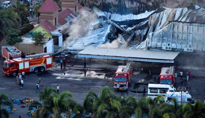 آتش‌سوزی یک مرکز بازی در هند؛ 27 نفر جان باختند