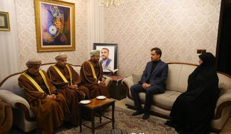 حضور وزیر خارجه عمان در منزل امیرعبداللهیان