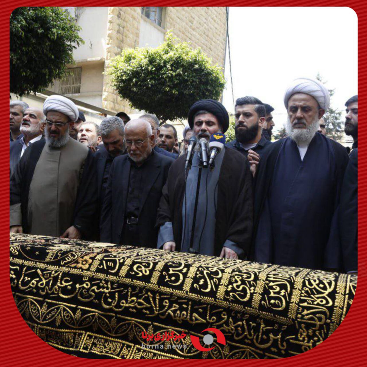 تشییع پیکر مادر سیدحسن نصرالله در بیروت لبنان
