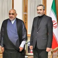دیدار علی باقری با نخست‌وزیر سابق عراق