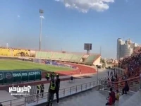 حال و هواى استادیوم سردار آزادگان پیش از شروع بازی