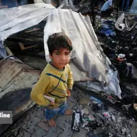 عکس/ جنایت جدید رژیم صهیونیستی؛ حمله جنگنده ها به چادرهای آوارگان!