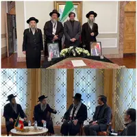 عکس/ حضور خاخام های یهودی برای عرض تسلیت در سفارت ایران در لندن