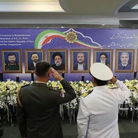 عکس/ مراسم یادبود شهادت «شهید آیت الله رئیسی و همراهان» در وزارت دفاع 