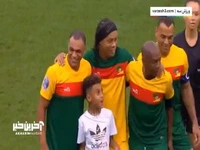 عملکرد دیدنی رونالدینیو در بازی خیریه برزیل