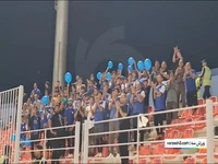 حضور پرشور هواداران خوزستانی در بازی مقابل مس