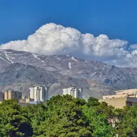 تصویر دیدنی از ابرهای جوششی بر فراز تهران