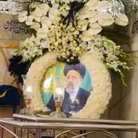 تصاویری از چهره غمگین لاریجانی، شمخانی و دولتمردان در مراسم بزرگداشت رئیسی
