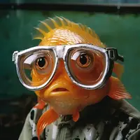 عینک زدنِ زیبای این ماهی را ببینید