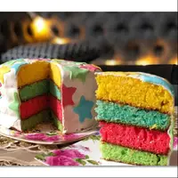 آموزش یک کیک جذاب و خوش رنگ
