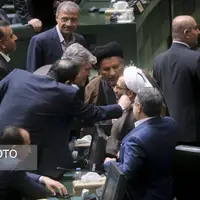 عکس/ در حاشیه بحث تاجگردون با علیرضا سلیمی بر سر اعتبارنامه